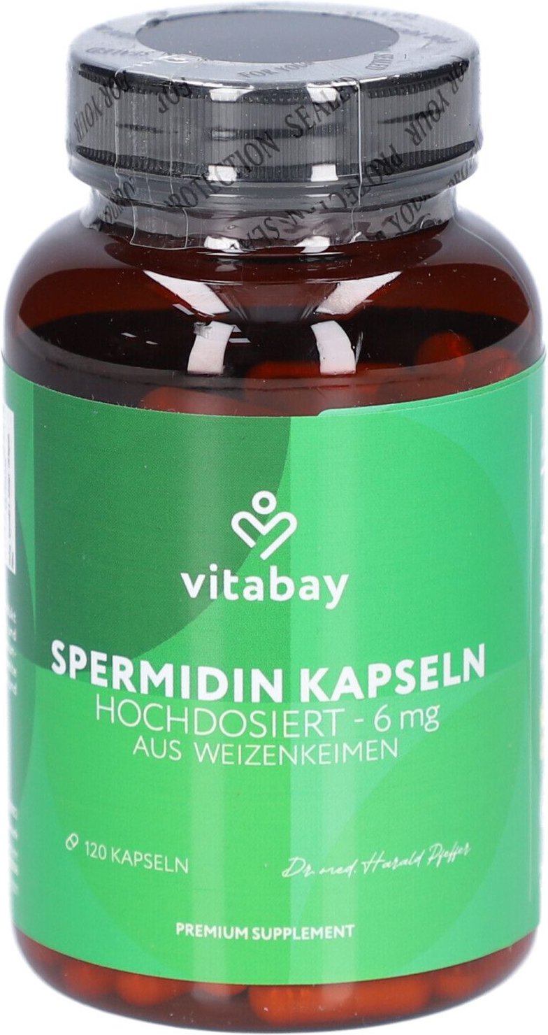 Spermidin 6 mg hochdosiert Kapseln 120 St