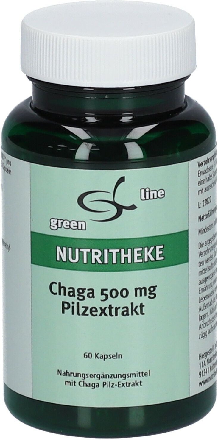 Chaga 500 mg Pilz Extrakt Kapseln 60 St