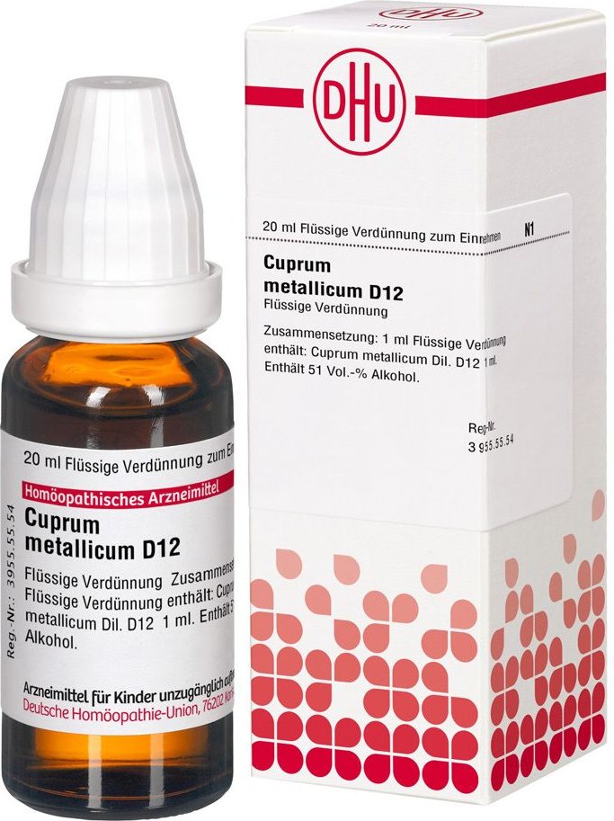 Cuprum Metallicum D 12 Dilution 20 ml