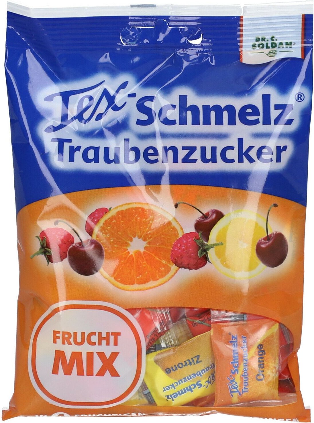 Soldan Tex Schmelz Frucht-Mix Kautabletten 75 g
