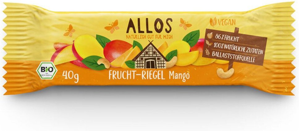 Allos Frucht-Riegel Mango Bio 40 g Riegel