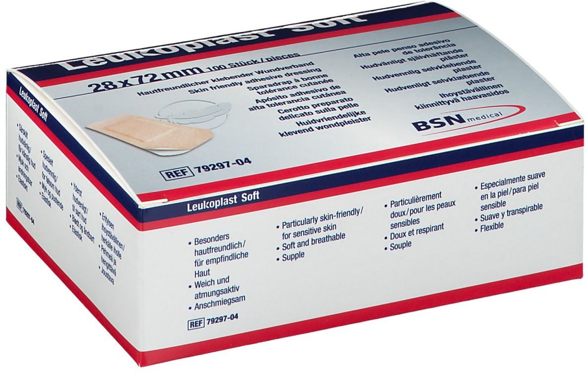 Leukoplast soft Pflasterstrips 28x72 mm 100 St Pflaster