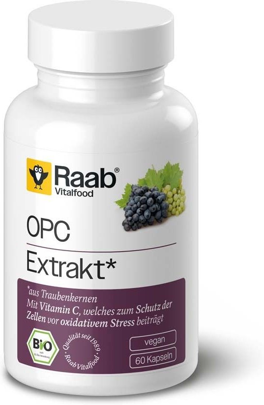 Thumbnail - Raab Vitalfood OPC Extrakt Kapseln Bio 60 St