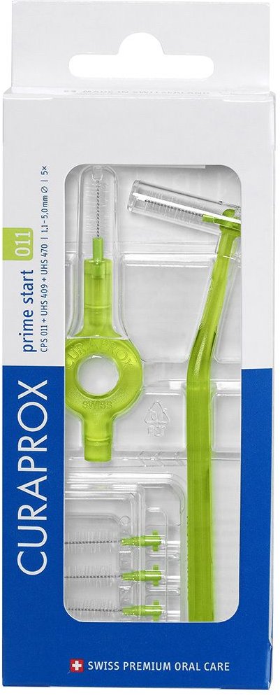 Curaprox Interdental Set CPS 011 mm grün 5+2 St 1 Zahnbürste