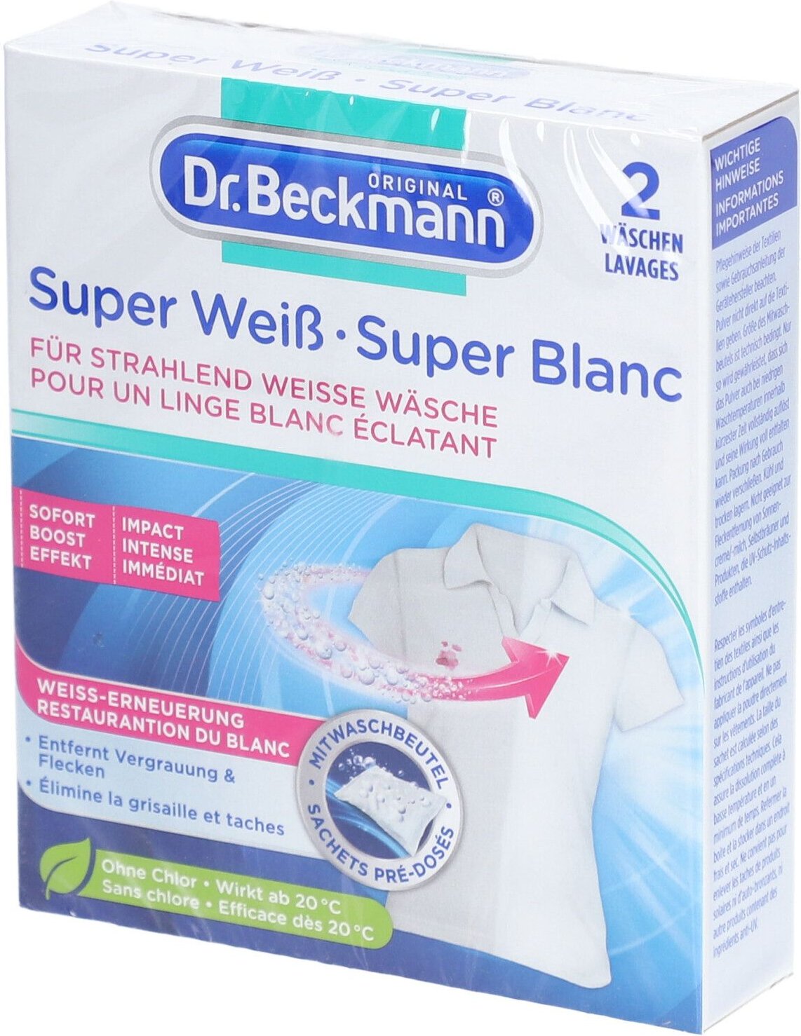 DR Beckmann Super weiss 2 x 40 g Sonstige