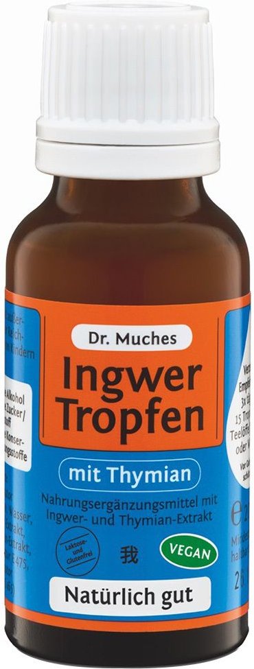 Ingwertropfen m.Thymian Dr.Muches 20 ml Tropfen