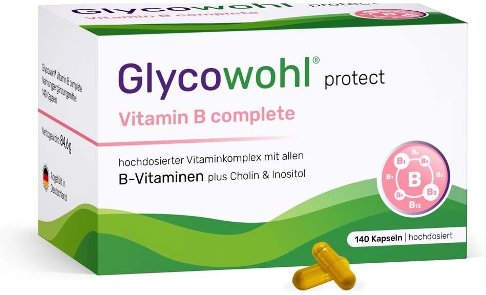 Thumbnail - Glycowohl Vitamin B complete+Inositol+Cholin Kaps. 140 St Kapseln