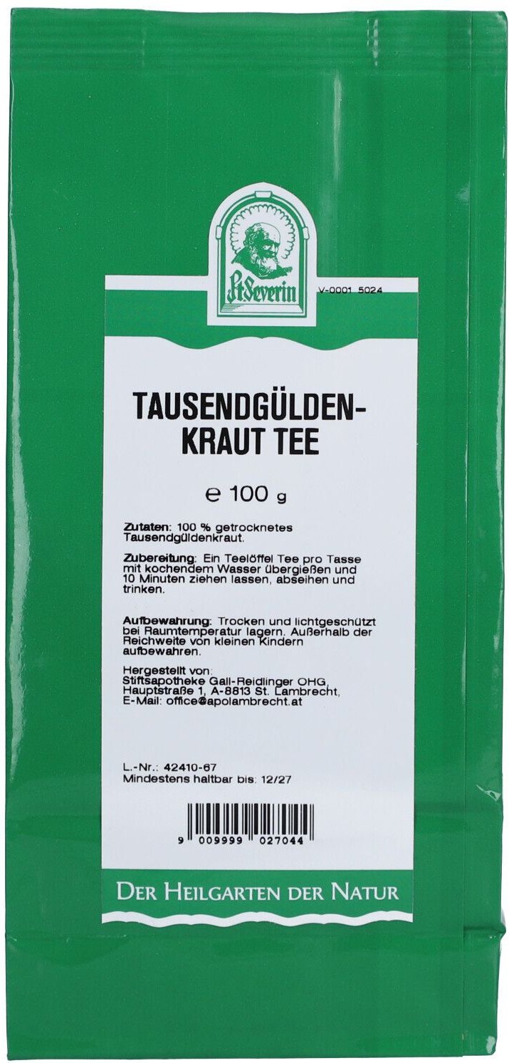 Tausendgüldenkraut Tee 100 g