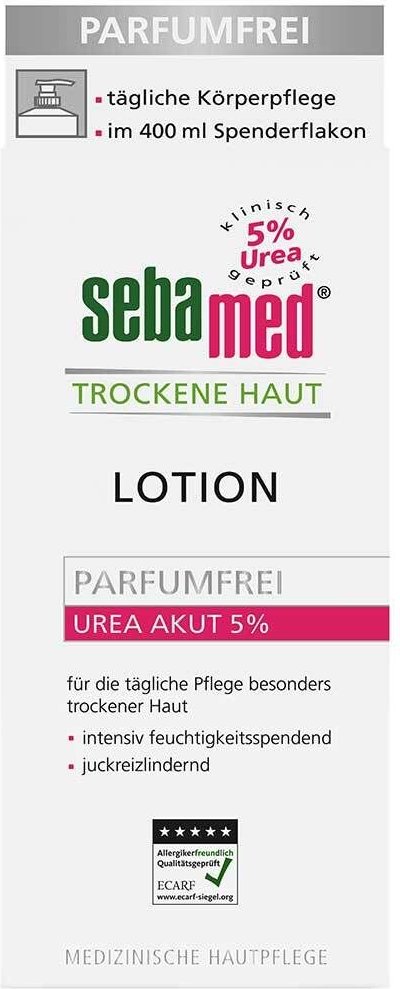 Sebamed Trockene Haut parfümfrei Lotion Urea 5% 400 ml