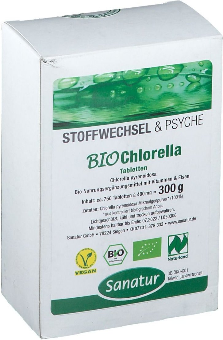 Biochlorella Pyren Sanatur Tabletten 750 St