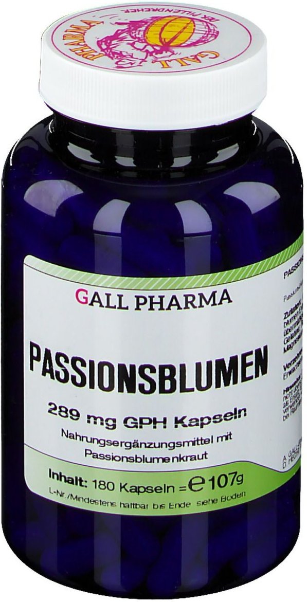 Passionsblumen 289 mg GPH Kapseln 180 St
