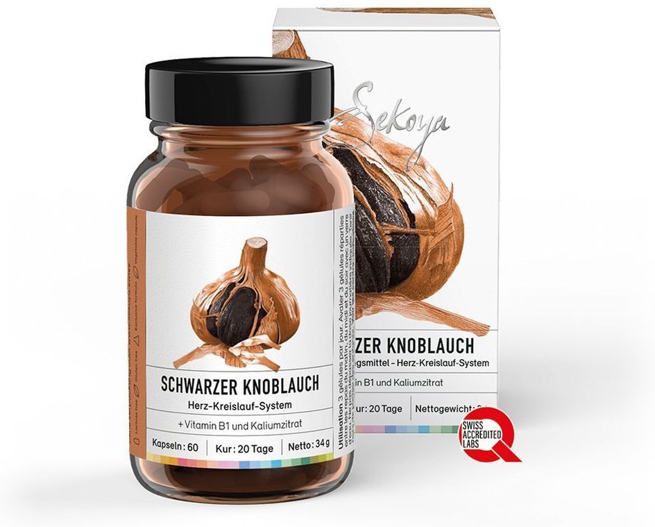 Sekoya Schwarzer Knoblauch Gélules Fl 60 Stk St Gel
