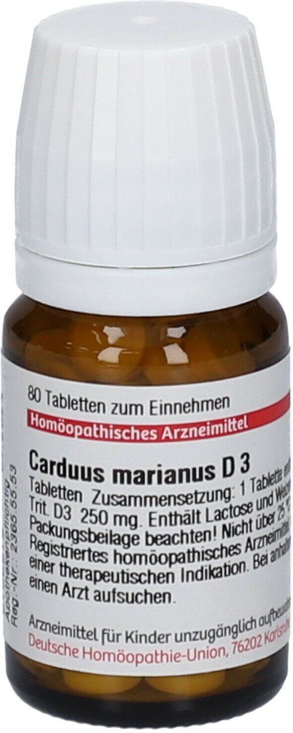 Carduus Marianus D 3 Tabletten 80 St