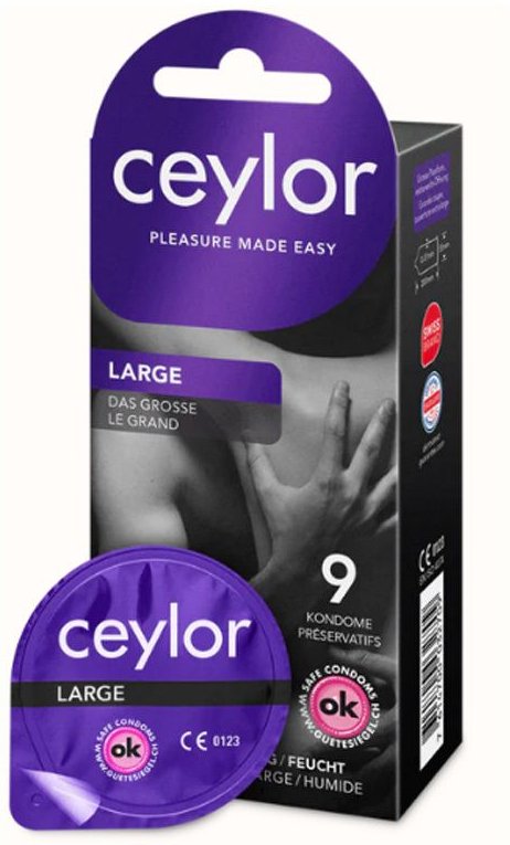 Thumbnail - Ceylor Large Super Glide Präservativ 9 Stk St Kondome
