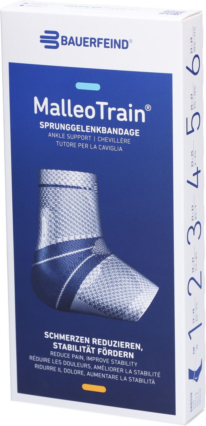 Malleotrain Aktivbandage Gr3 links titan (n) 1 St Bandage(s)