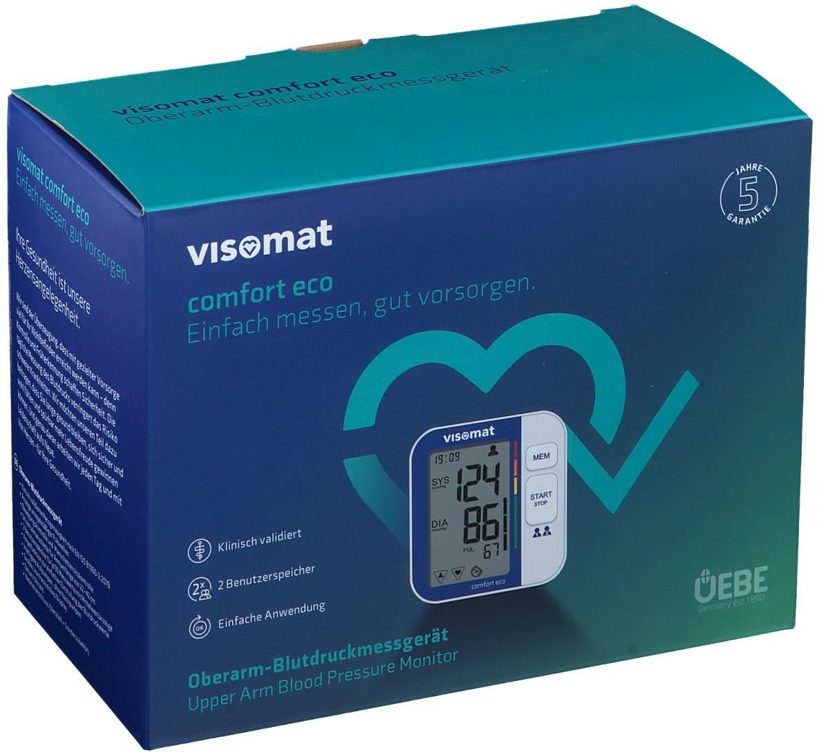 Visomat comfort eco Oberarm Blutdruckmessgerät 1 St Gerät