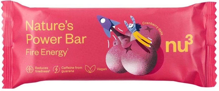 nu3 Nature's Power Bar - Fire Energy 38 g Riegel
