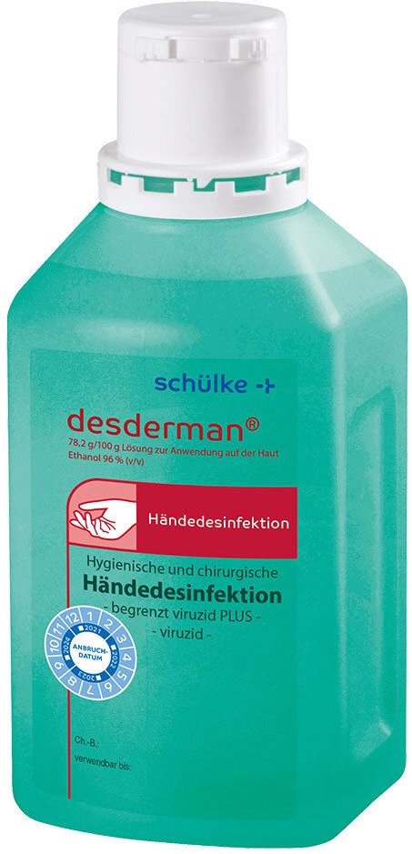 Desderman 78,2 g/100 g Lsg.z.Anw.a.d.Haut 500 ml Lösung