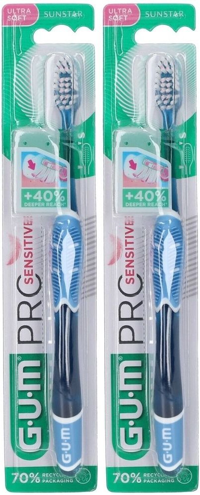 GUM PRO Sensitive ZBU x2 2x1 St Zahnbürste