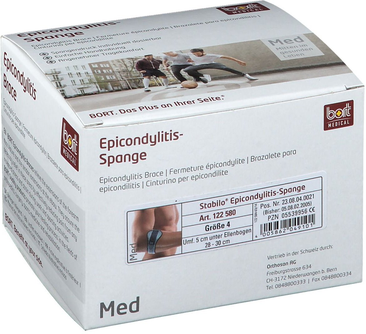 Thumbnail - Bort Stabilo Epicondylitis-Spange Gr.4 grau 1 St Bandage(s)