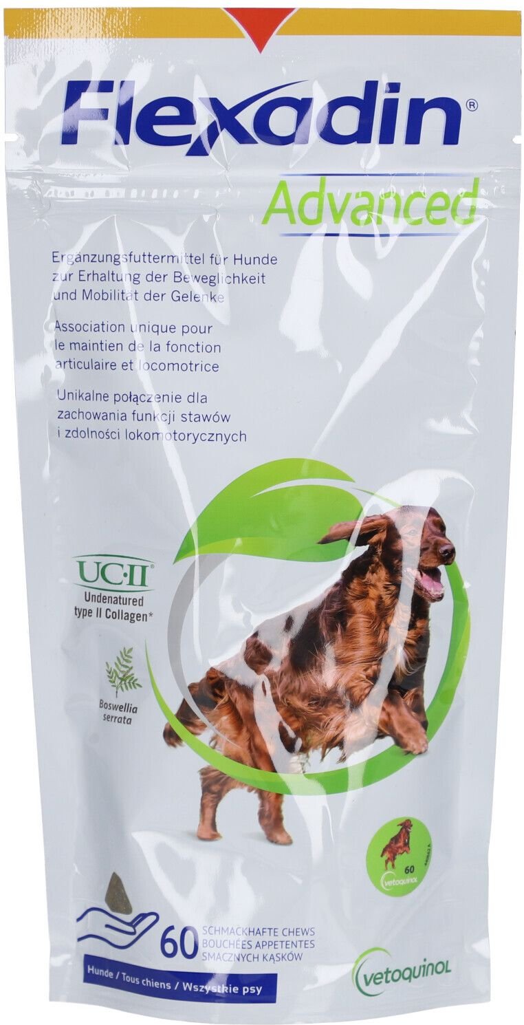 Thumbnail - Flexadin Advanced Chews Erg.Futterm.f.Hunde 1x60 St Kautabletten