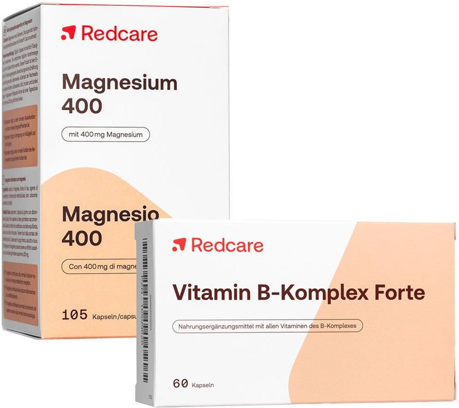 Redcare Vitamin B-Komplex Forte + Magnesium 400 60+105 St Kapseln