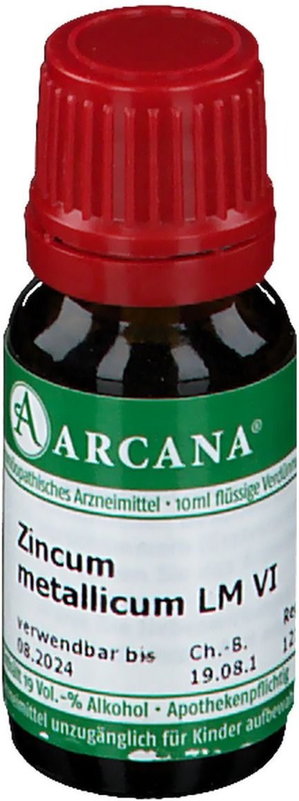 Zincum metallicum Arcana LM 6 Dilution