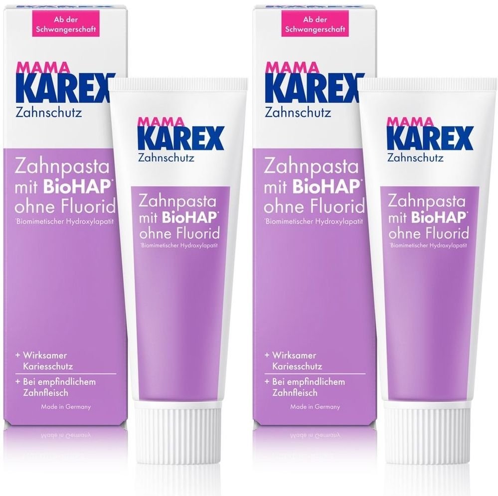 2x Mama Karex Zahnpasta 2x75 ml