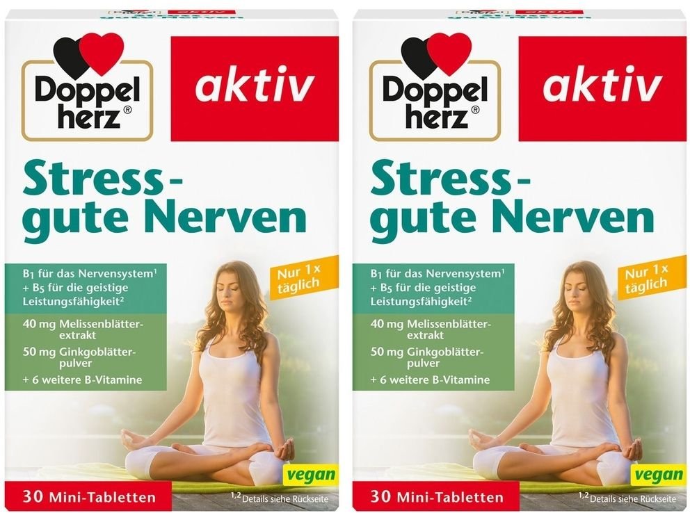 Doppelherz Stress gute Nerven Tabletten 2x 2x30 St