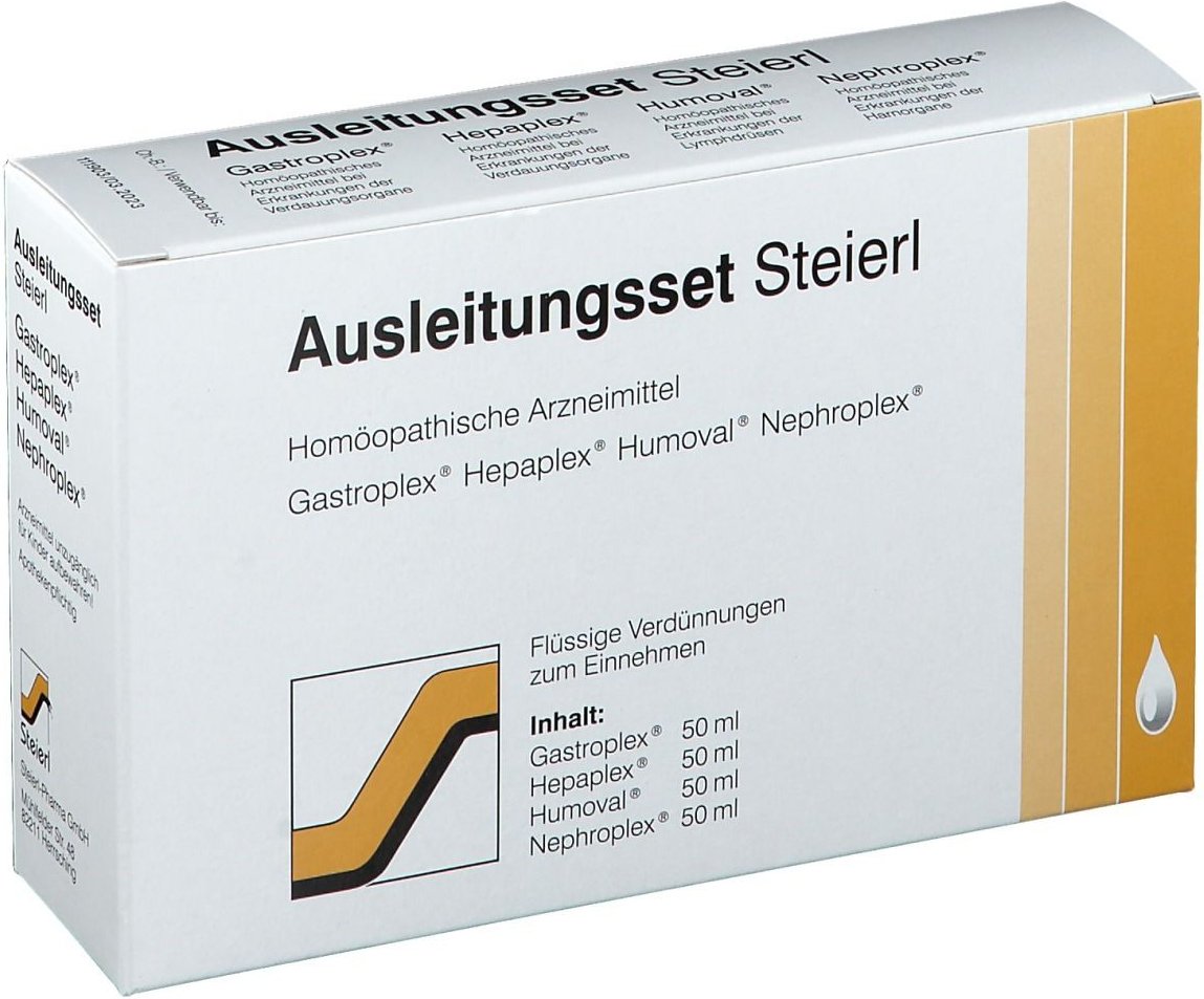 Ausleitungsset Steierl Tropfen 4x50 ml