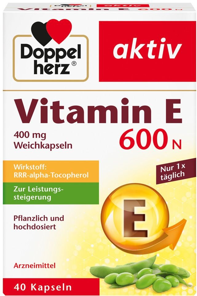 Doppelherz Vitamin E 600 N Weichkapseln 40 St Kapseln
