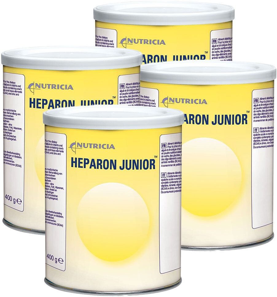 4x Heparon junior Pulver 4x400 g