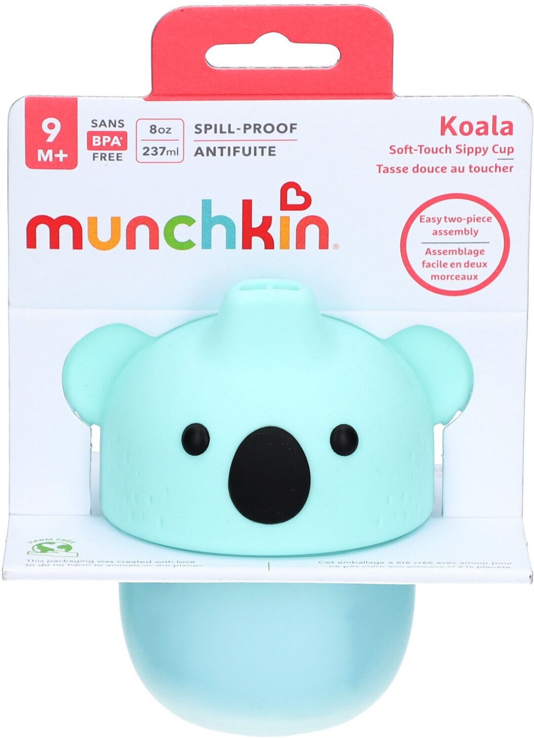 Munchkin Auslaufsicherer Becher 237ml Animal 9M+ 1 St