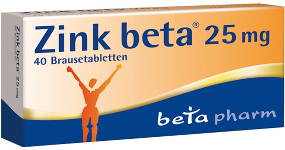 Zink Beta 25 Brausetabletten