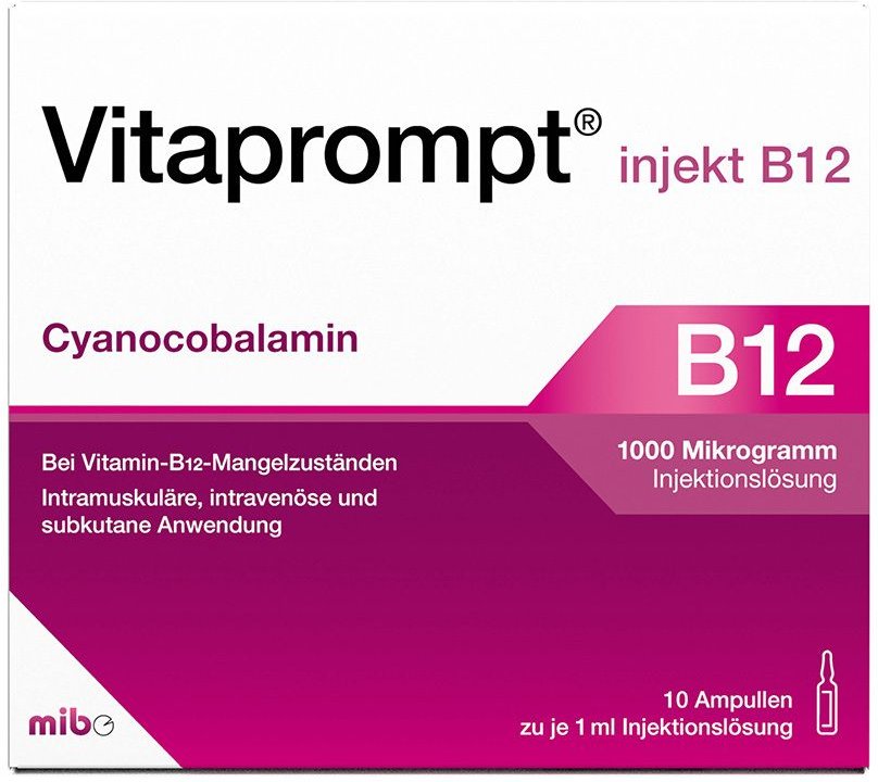 Vitaprompt injekt B12 1000 µg Injektionslösung 10x1 ml