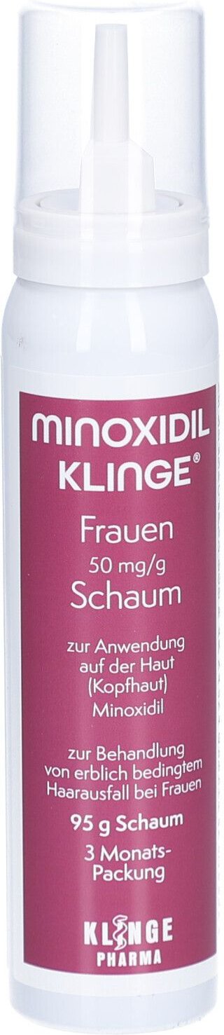 Minoxidil Klinge Frauen 50 mg/g Schaum 95 g
