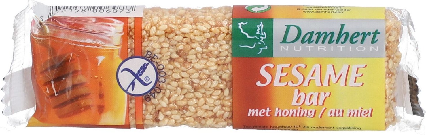 Damhert Glutenvrije Sesambar 50 g Riegel