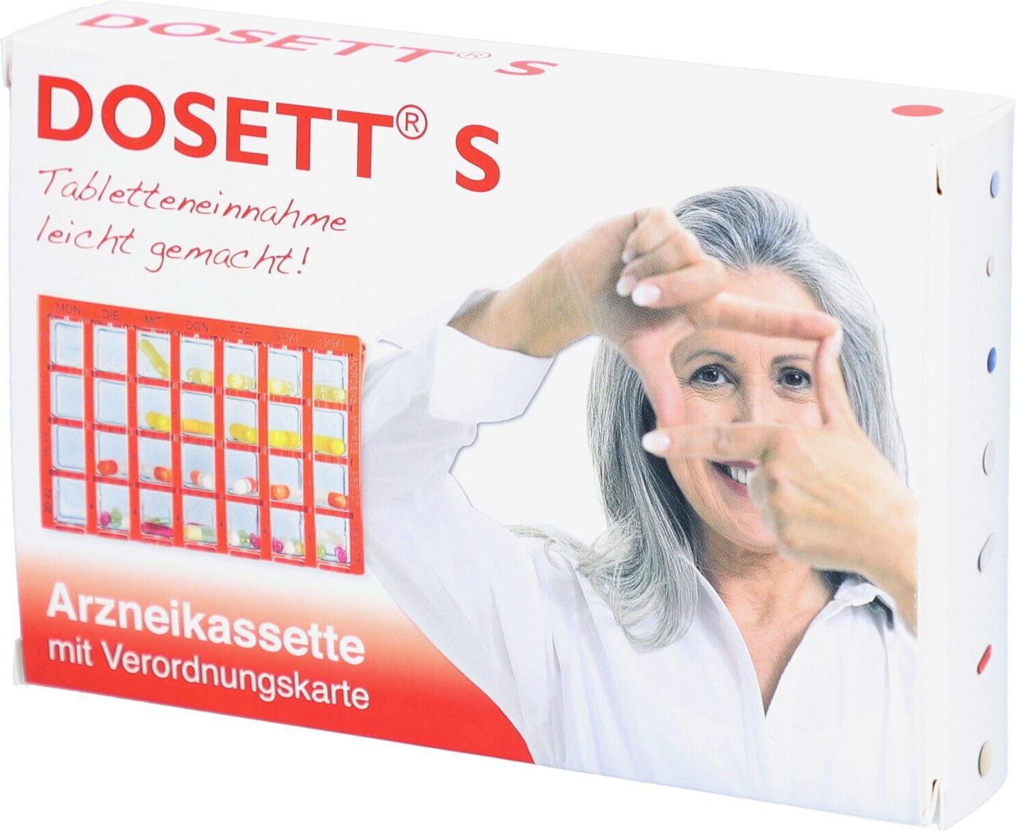 Dosett S Arzneikassette rot