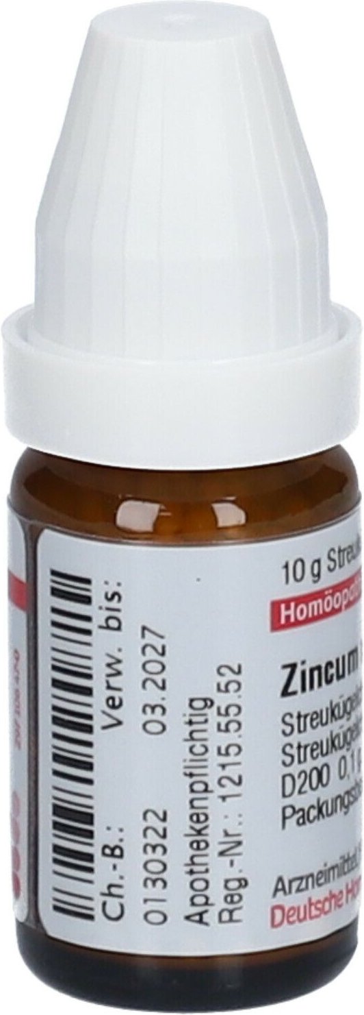DHU Zincum metallicum D 200 Globuli