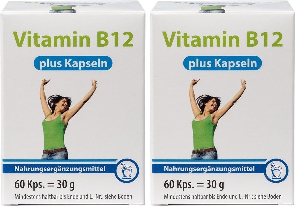 Vitamin B12 Plus Kapseln 2x 2x60 St