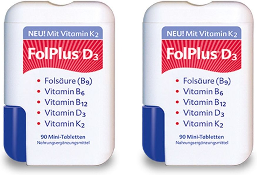 FolPlus + D3 Doppelpack 2x90 St Compretten