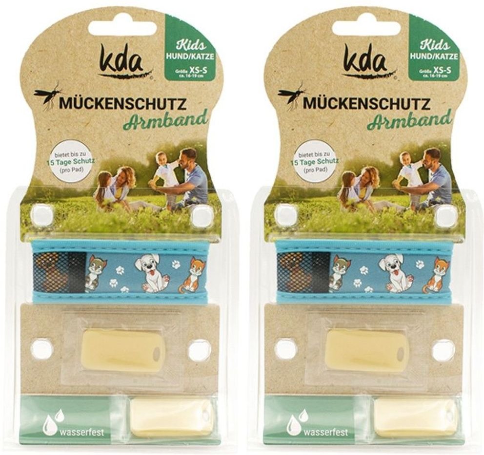 2x Mückenschutz Armband Kinder Hund/Katze 2x1 St Sonstige