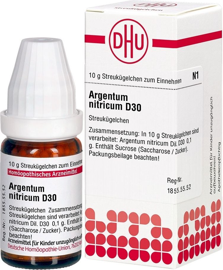 Thumbnail - DHU Argentum nitricum D 30 Globuli