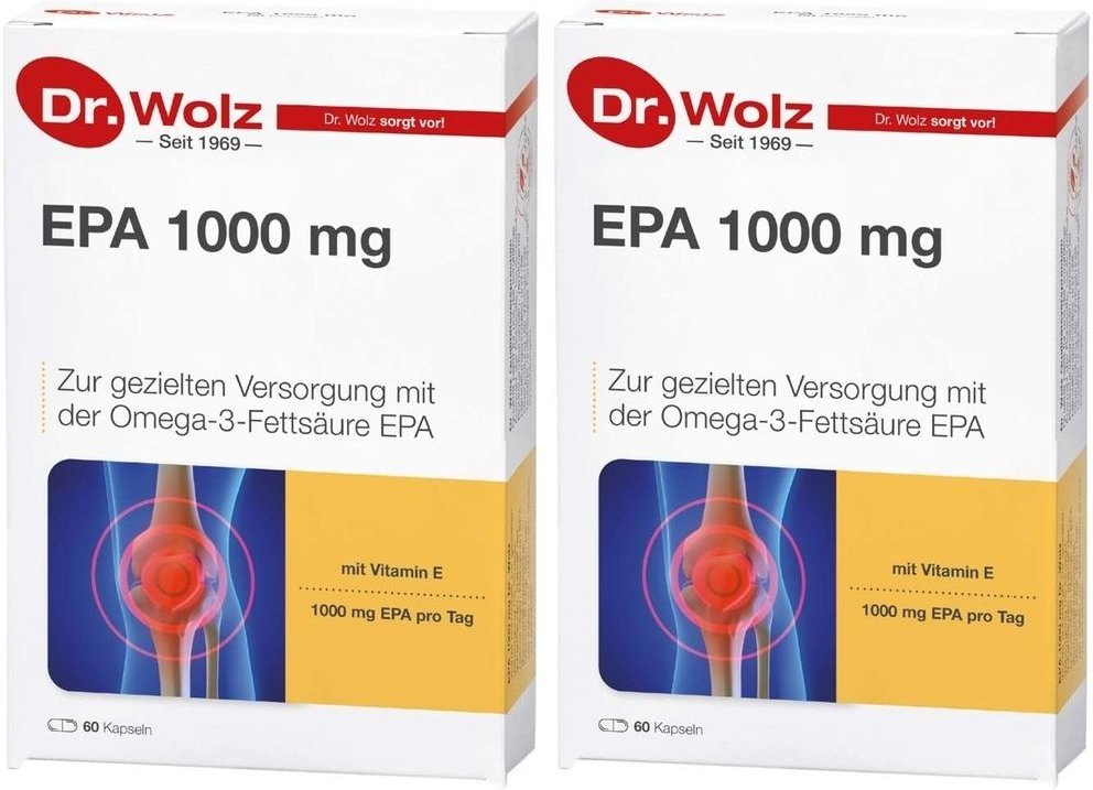 EPA 1000 mg Dr.Wolz Kapseln 2x 2x60 St
