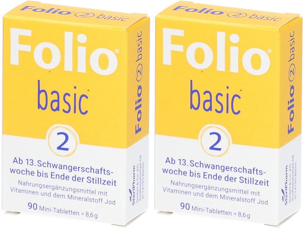 2x Folio 2 basic Filmtabletten 2x90 St