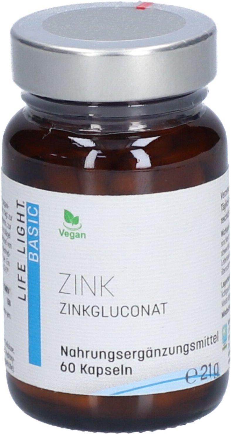 Zink 15 mg Gluconat Kapseln 60 St