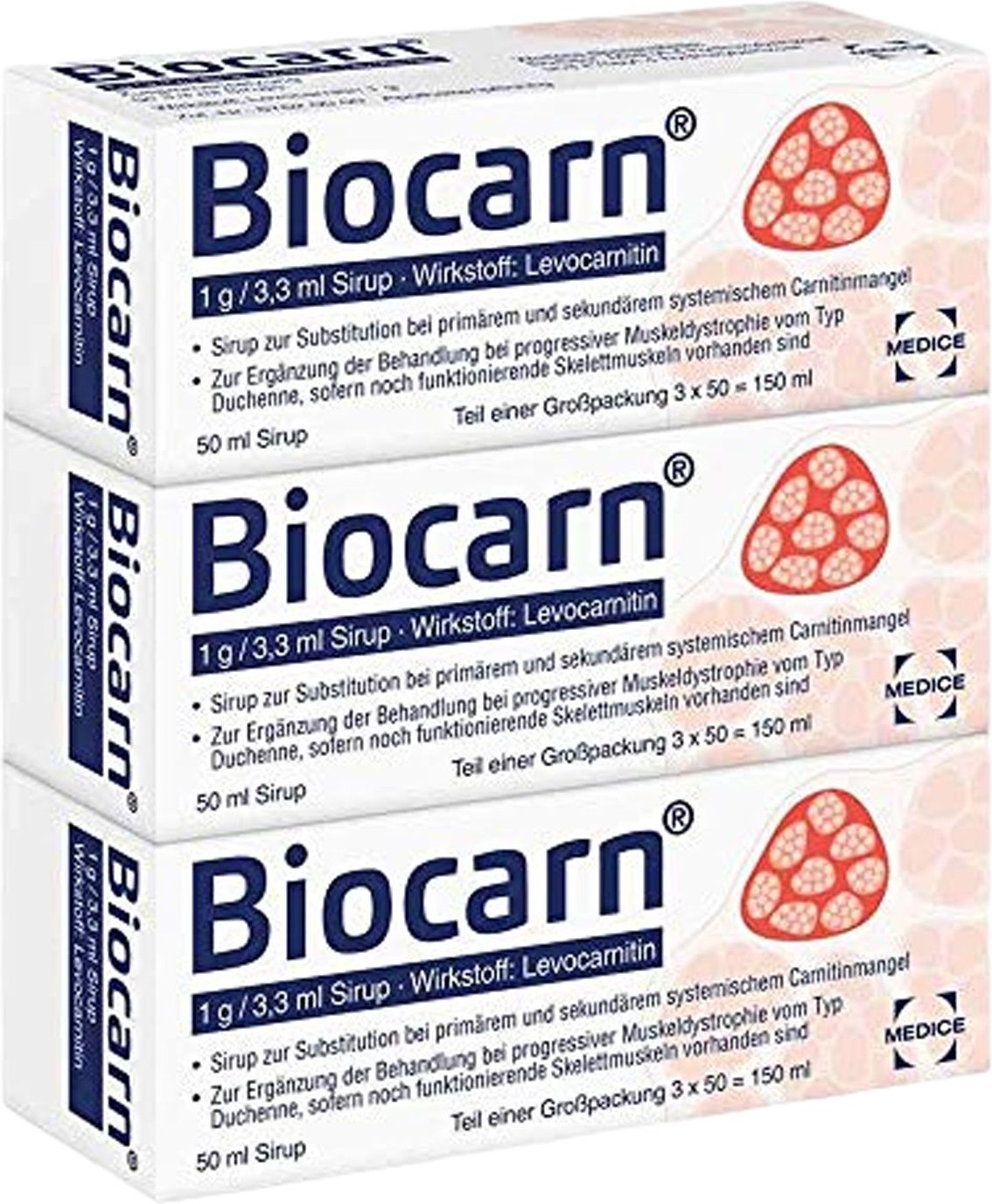 Biocarn Sirup 3x50 ml
