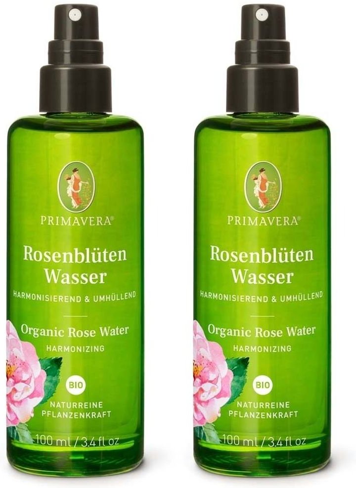 Rosenbluetenwasser BIO x2 2x100 ml Spray