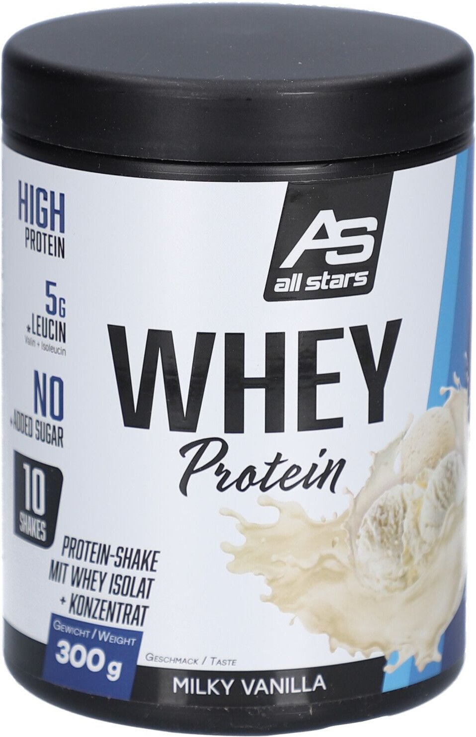 Whey Protein Milky Vanilla 300 g Dose PUE new