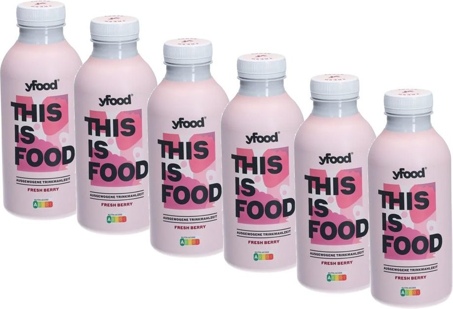 YFood Drink Fresh Berry 500 ml 6er-Pack 6x500 Trinklösung